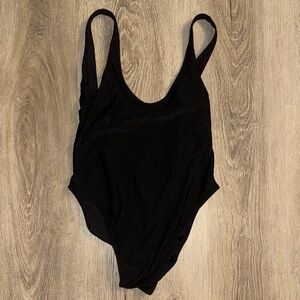 Dixperfect- Black One-Piece Swimsuit- size small